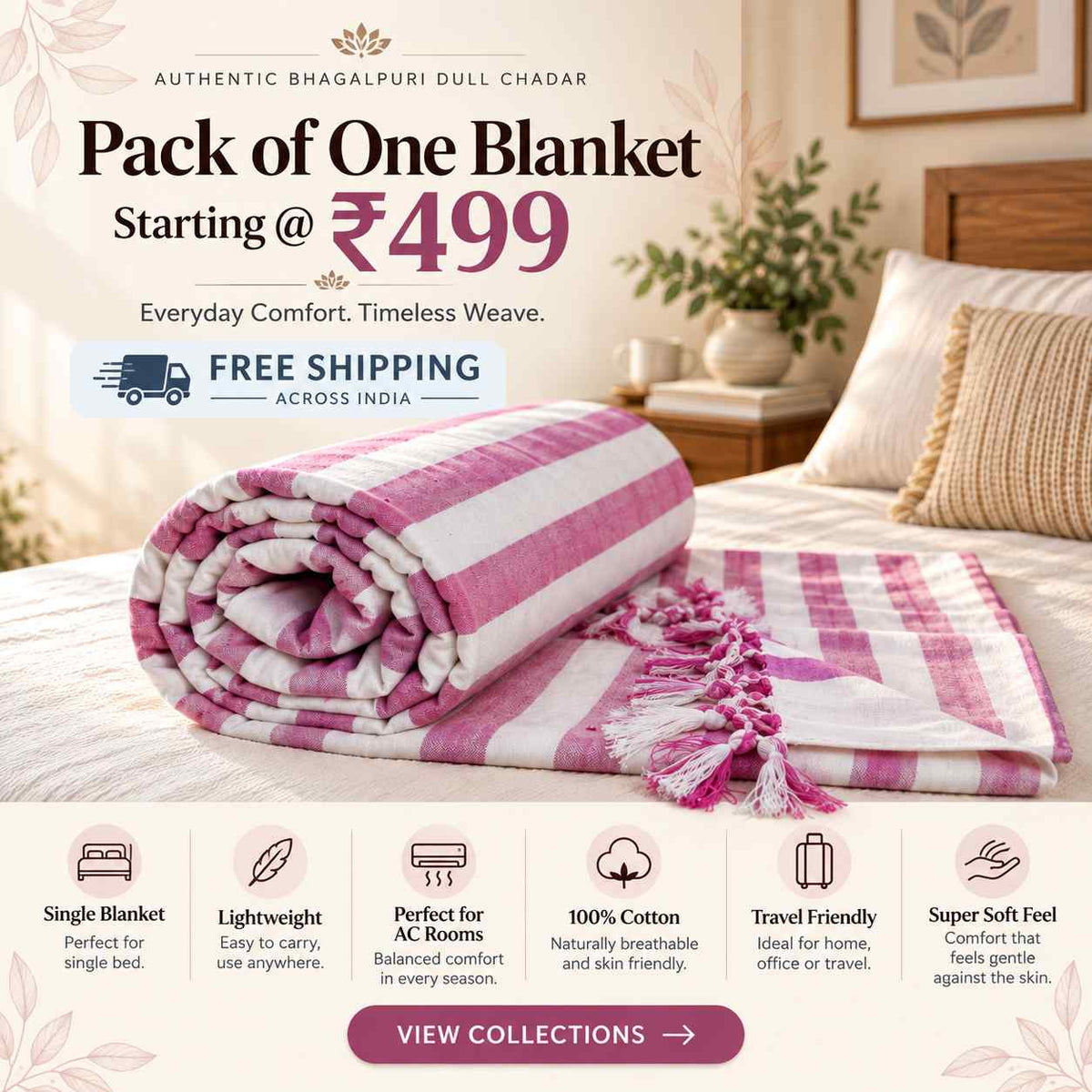 Bhagalpuri Dull Chadar – Pack of One