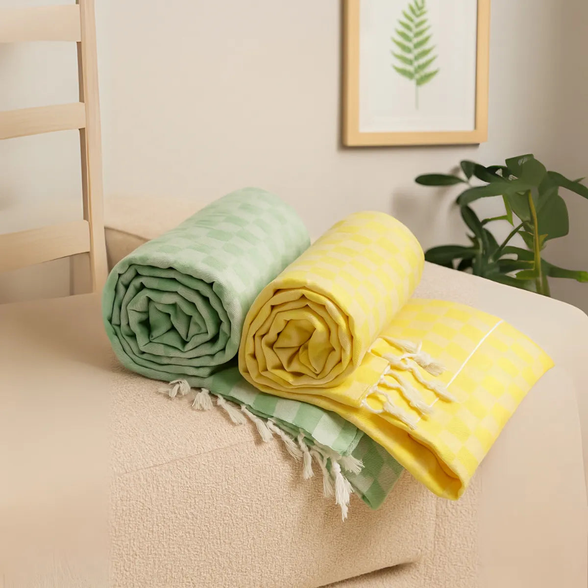 Pack of 2 3D Multicolor Cotton Queen Size Bhagalpuri Dull Blanket | 90*50 In